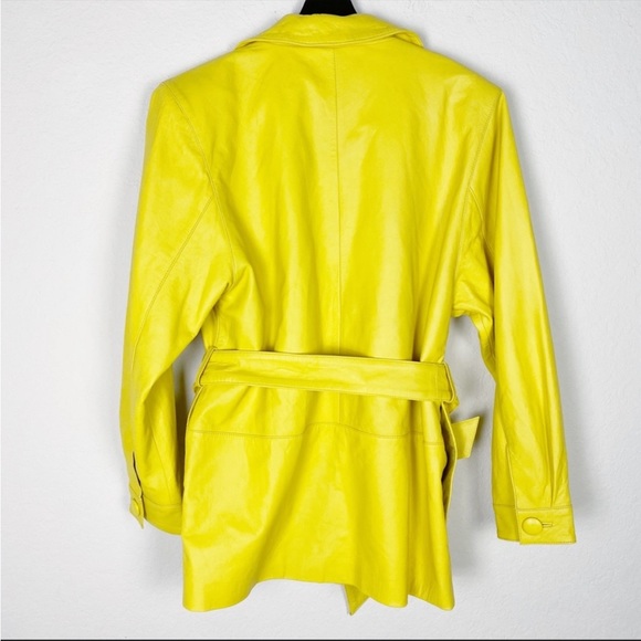 Song of style limited yellow leather jacket - small - NWOT - Picture 2 of 5